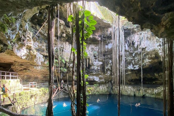 Yucatan Cenotes Tour: Suytun + 3 Cenotes + Valladolid + Food + Transportation - Stop 2: Suytun’s Sunlight Hole (When the Cave Glows)